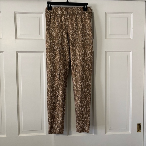 LIVI ACTIVE LEGGINGS 14/16 GOLD, SILVER AND WHITE SHIMMER EXCELLENT CONDITION - Picture 6 of 6
